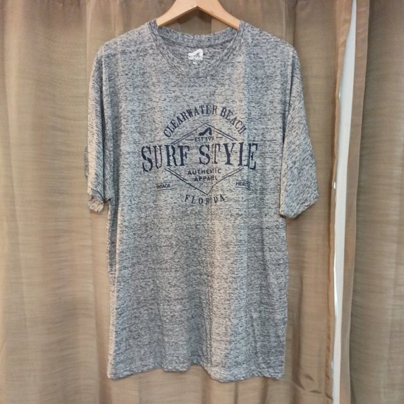 Nwt Men's Surf Style Clearwater Beach Florida Graphic Print T-shirt 2XL - Picture 5 of 6
